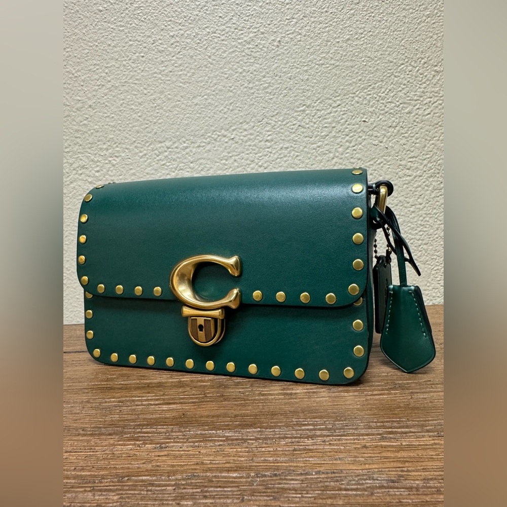 Coach Studio 19 Studded Crossbody Bag - Green